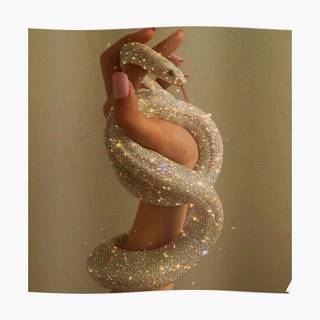 Glitter snake wallpaper