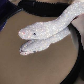 Glitter snake wallpaper