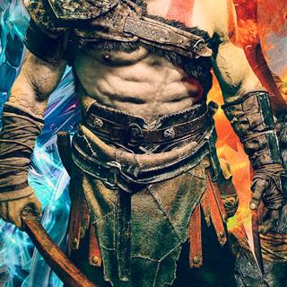Kratos mobile wallpaper