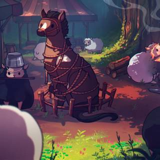 Minecraft fanart wallpaper