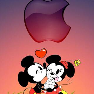 Mickey Mouse love wallpaper