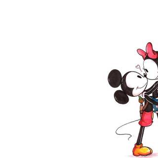 Mickey Mouse love wallpaper