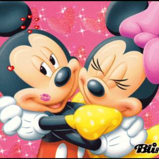 Mickey Mouse love wallpaper
