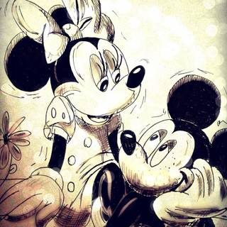 Mickey Mouse love wallpaper