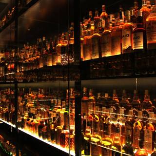 Bar counter wallpaper