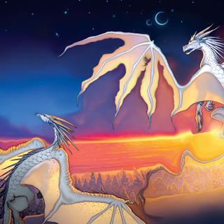 Wings of Fire IceWings wallpaper