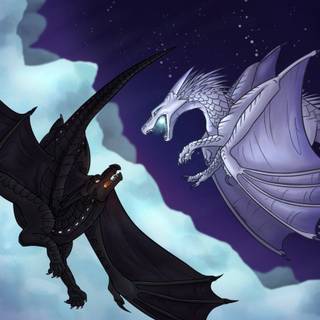 Wings of Fire IceWings wallpaper