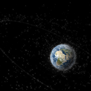 Space debris wallpaper