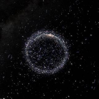 Space debris wallpaper