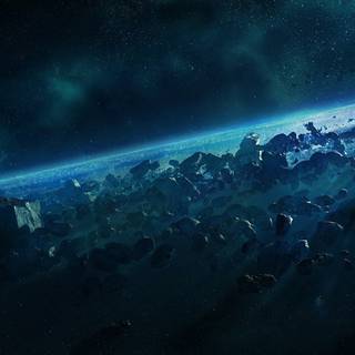 Space debris wallpaper