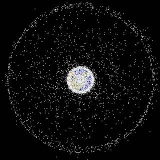 Space debris wallpaper