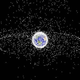 Space debris wallpaper