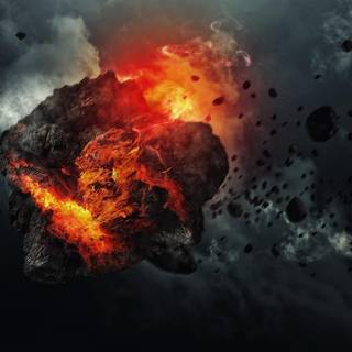 Space debris wallpaper