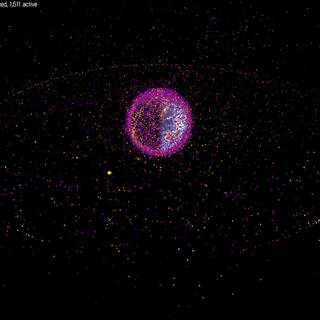 Space debris wallpaper