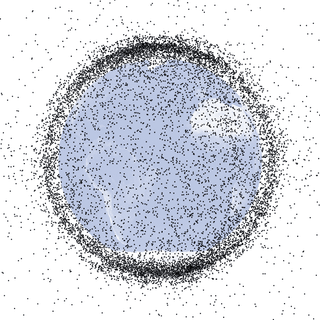 Space debris wallpaper