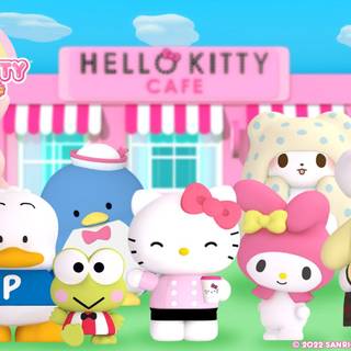 Hello Kitty Cafe wallpaper
