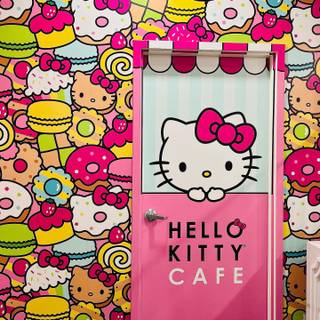 Hello Kitty Cafe wallpaper