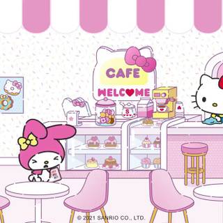 Hello Kitty Cafe wallpaper