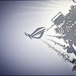 ASUS white wallpaper