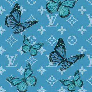 Preppy butterfly wallpaper
