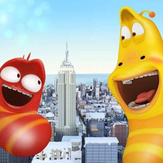 Larva Island wallpaper