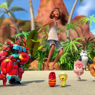 Larva Island wallpaper