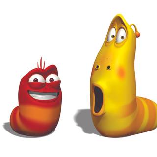 Larva Island wallpaper