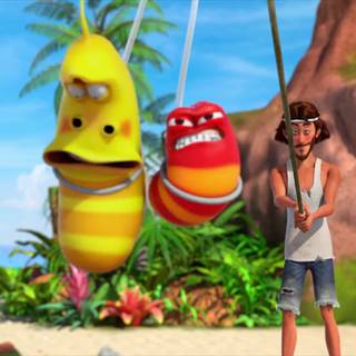 Larva Island wallpaper