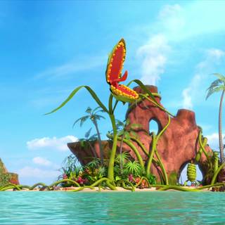 Larva Island wallpaper