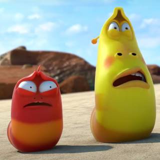 Larva Island wallpaper