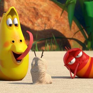 Larva Island wallpaper