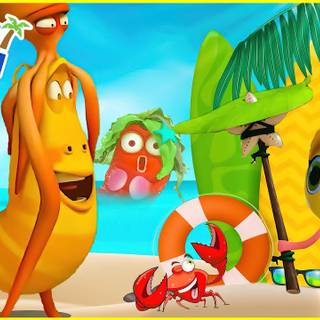 Larva Island wallpaper