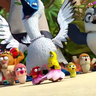 Larva Island wallpaper