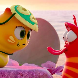 Larva Island wallpaper