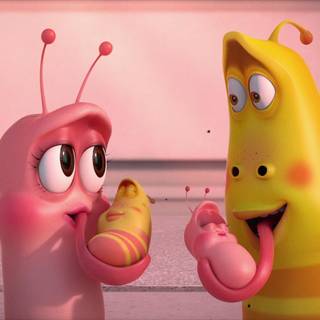 Larva Island wallpaper