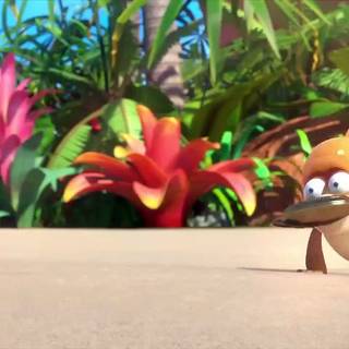 Larva Island wallpaper