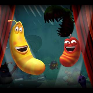 Larva Island wallpaper