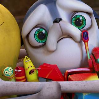 Larva Island wallpaper