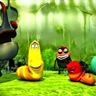 Larva Island wallpaper