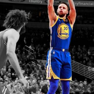 Steph Curry shooting wallpaper