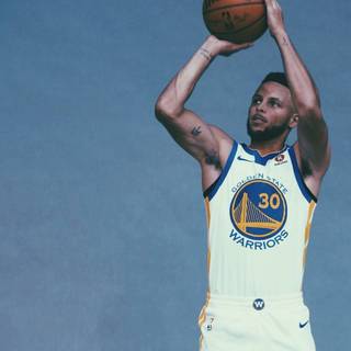 Steph Curry shooting wallpaper