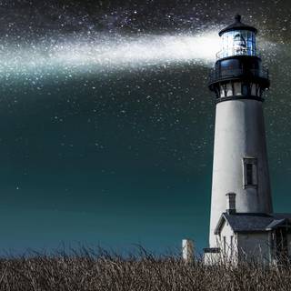Illustration lighthouse 4k wallpaper