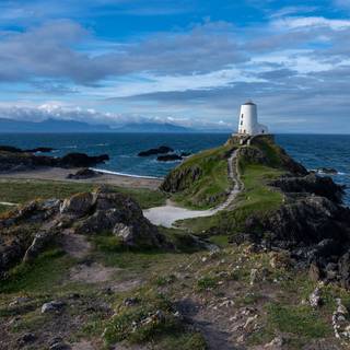 Illustration lighthouse 4k wallpaper