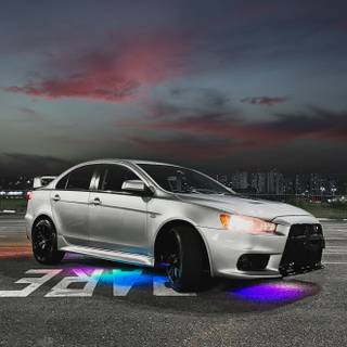 Underglow lights wallpaper