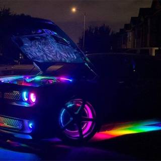 Underglow lights wallpaper