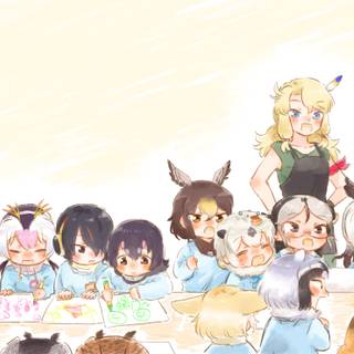 Dhole Kemono Friends wallpaper