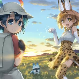 Kaban Kemono Friends wallpaper
