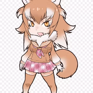 Japanese Wolf Kemono Friend wallpaper