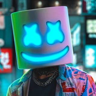 Marshmello 4k PC wallpaper