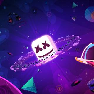 Marshmello 4k PC wallpaper